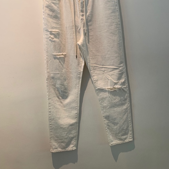 GAP Denim Boyfriend Paper Bag Drawstring Relaxed Fit Jeans - Picture 9 of 12